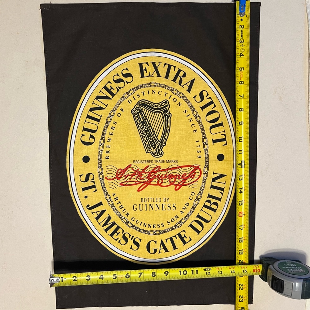 🍺🆕Guinness Extra Stout St. James's Gate Dublin | Beer / Tea / Dish / Bar Towel - Picture 3 of 6